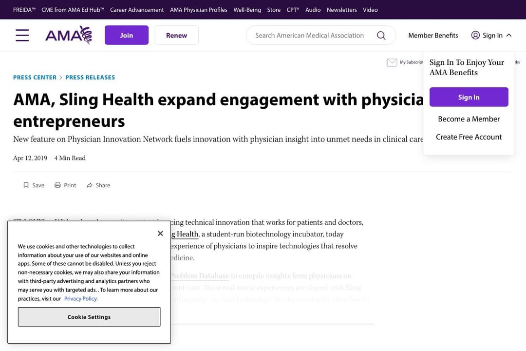 Sling Health feature