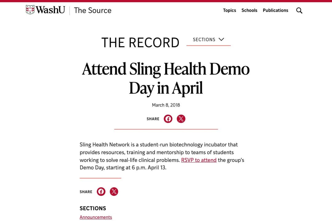 Sling Health feature
