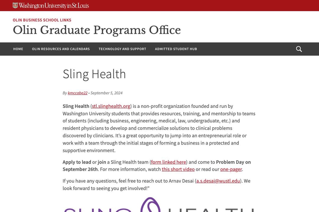 Sling Health feature